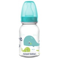 Бутылочка Canpol babies LOVE&SEA голубая, 120 мл